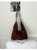 Bolso de axila retro Maillard, bolso de hombro de cuero suave de gran capacidad, nuevo modelo 2026, bolsa tote versátil súper popular para el día a día
