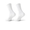 Calcetines de Algodón Elástico de Exportación Talla Grande 47 al por Mayor Calcetines Deportivos de Baloncesto hasta la Mitad de la Pantorrilla Primavera y Otoño Calcetines Largos Blancos para Hombre