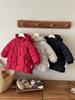Chaqueta de plumas para bebé niño, Nuevo estilo de invierno, Ropa a prueba de frío para bebé Clase A, Abrigo con capucha para niña, De longitud media, 90% plumón de pato blanco