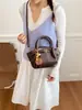 Bolso pequeño retro Maillard transfronterizo para mujer, nuevo bolso cruzado versátil de moda 2026, bolso de mano exquisito, bolso tote pequeño