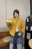 Chaqueta Acolchada de Patchwork a Bloques de Color Estilo Coreano para Mujer al por Mayor 2026 Otoño/Invierno Nueva de Gama Alta Holgada Casual Versátil Abrigo de Algodón
