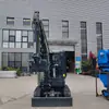 Escavadeira de esteira HT35 para exportação para a Rússia, escavadeira de construção com cabine, miniescavadeira para valas e trituração