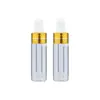 Botellas de Vidrio con Gotero en Stock para Aceites Esenciales, Cosméticos, Botellas Reguladas de 10 ml, Botellas de Esencia para Cuidado de la Piel, Botellas Pequeñas Vacías de Muestra