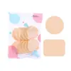 A80241 Polveras Cuadradas y Redondas Lameila, Paquete de 12, Doble Uso para Aplicación Seca y Húmeda, Esponjas Finas Cuadradas y Redondas para Maquillaje