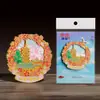 Nuevo imán de refrigerador de metal con arena movediza Wenchuang al por mayor imán conmemorativo de lugares escénicos de la ciudad imán personalizado de atracciones turísticas