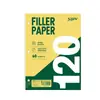 Papel Fino y Crujiente Recargable para Cuadernos de Hojas Sueltas Desmontables sin Desgarros, Papel Fino y Crujiente para Cuadernos de Estudiante de Comercio Exterior