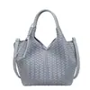 Bolso Cesta Tejido Vintage para Mujer 2026 Nuevo de Moda Tendencia Versión Coreana Bolso Tote Bolso de Mano Simple de Gran Capacidad