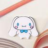 Broche de Acrílico Patch Desenho Animado Japonês e Coreano Cinnamoroll Insígnia Chapéu Branco Fofo Acessórios para Cabelo