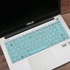 Para película de teclado de 14 pulgadas ASUS R417S F455 teclas de computadora portátil cóncavas y convexas cubierta impermeable A441N