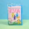 Suministro directo de fábrica impermeable desechable de EVA para niños estudiantes de primaria escolares poncho grueso de protección ambiental unido