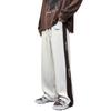 Pantalones Rectos Casuales Gruesos de Pana con Forro Polar para Hombre, Holgados, Estilo Americano, Retro, con Costuras de Moda, Pantalones Deportivos para Hombre