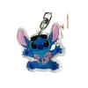 Llavero de Acrílico con Puntada 2D Nuevo Transfronterizo Lilo y Stitch Lindo Dibujo Animado Estudiante Llavero para Mochila Escolar