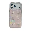 Pajarita con Patrón de Concha de Agujero Grande Adecuada para Funda de Teléfono Apple 17Promax Mariposa Perla Iphone15/12/11