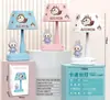 Lámpara de mesa mini de dibujos animados para escritorio, luz nocturna ambiental, escritorio, linda luz nocturna decorativa, hongo de cumpleaños, lámpara de mesa pequeña