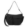 Bolso Cruzado de Nailon Casual Japonés para Mujer, Gran Capacidad, Múltiples Bolsillos, Bolso de Hombro Ligero, para Exteriores y Viajes Diarios, Bolso Tipo Dumpling, Multicolor