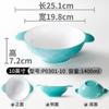 Tazón de Sopa de Doble Oreja, Tazón Comercial para Hot Pot Picante, Tazón Mala de Imitación Porcelana, Tazón Grande para Hot Pot Picante, Vajilla de Melamina