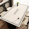 Tapete de Mesa de Jantar de Luxo Leve de Alta Qualidade Sem Lavagem À Prova de Óleo À Prova d'Água Antiescaldante Tapete de Couro para Mesa de Computador Tapete de Mesa de Centro Toalha de Mesa Francesa