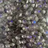 Strass com Fundo Pontiagudo 6mm 8mm, Decorações Grandes Quadradas para Nail Art, Strass de Cristal, Brilho Super Intenso Aurora Iridescente para Decoração de Unhas DIY