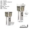 Tubo Cuadrado de Acero Inoxidable 25X25 Conector 30X30 Pieza de Fijación de Diámetro Variable 20 Empalme de Tubo Galvanizado Junta de Tubo Redondo 25