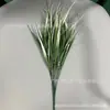 Plantas Verdes Artificiales Ignífugas, Ramilletes Pequeños Resistentes al Fuego, Pared de Plantas Falsas, Macetero, Arreglo Floral, Decoración para Exteriores, Plantas Pequeñas Resistentes al Sol, Resistentes a los Rayos UV