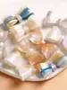 Acetato Brillante Iridiscente Transparente de Hielo Lazo Bicolor Accesorio para el Cabello DIY Pasador Parche Decoración Pasador para el Cabello de Mujer