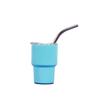 Venta Caliente Transfronteriza Copa Pequeña de Vino de 2oz Acero Inoxidable 304 Taza para Coche Doble Pared al Vacío Mini Popote Taza Huevo Pequeña Portátil
