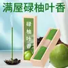 Varillas de Incienso de Hoja de Pomelo Natural para Purificar el Campo Magnético, Incienso para Uso Doméstico en Dormitorios, Desodorante Aroma Floral de Cáscara Verde Incienso de Piña