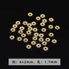Cuentas martilladas de acero inoxidable, cuentas sueltas, cuentas de tubo de bambú, cuentas espaciadoras, colgantes, clips O, accesorios para pulseras DIY, componentes para joyería al por mayor
