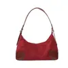 Bolso de hombro de gamuza transfronterizo para mujer, bolsa de mano tipo tote vintage de gran capacidad para el día a día, bolso de axila de moda con textura de nicho