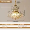 Lustre Romântico de Cristal para Sala de Estar Estilo Francês Gota d'Água, Luminária para Sala de Jantar Estilo Francês, Luminária de Luxo Leve Vintage para Quarto e Closet Estilo Americano