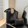 Bolsa Tote Feminina 2025 Nova Inverno Simples Grande Bolsa de Ombro Trabalho Comutador Grande Capacidade Sob o Braço Bolsa Feminina