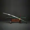 Longquan Zhoujiang Espada Oriental Japonesa de Peça Única Feita à Mão Iaido Samurai Espada Longa Katana Exportação Atacado Sem Fio