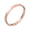 Anillo Sencillo de Acero de Titanio con Diseño de Panal Estilo Japonés y Coreano Ins Cyber Celebridad para Mujer Diamante Elegante Personalizado Acero Inoxidable Índice Geométrico Dedo Anular Cola