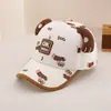 Chapéu de Cartoon para Meninas Primavera e Outono com Bico de Pato, Estampa de Dachshund e Orelhas 3D, Chapéu Respirável com Proteção Solar para Bebês de 1 a 5 Anos