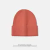 Chapéu Quente à Prova de Frio para Outono e Inverno, Proteção para Orelhas, Chapéu de Lã Liso, Chapéu de Tricô para Cabeça Grande, Em Estoque, Fábrica Pode Bordar Logo