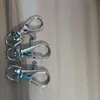 Hebilla de figura de ocho de aleación de zinc, hebilla de figura de ocho giratoria de 360 grados, conector de hardware para bolsos, llavero de muñeca DIY, pedido mínimo de 2 piezas