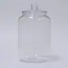 Frasco de Vidrio Recto de 3500 ml para Almacenamiento Tarro para Té Tarro Sellado para Materiales Medicinales Chinos Tarro de Grano Espesado de Pescado Mandarina Verde Personalización