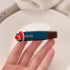 Pasador de Metal con Forma de Corazón Coreano Pinza de Pato de Gama Alta para Niña 2025 Nuevo Pinza Lateral Pinza para Flequillo Pinza para el Cabello