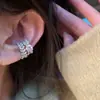 ¡Súper Brillante! Cuffs para Orejas de Diseño Único para Caras Cuadradas y Redondas, Set de Cuff para Orejas Versátil de Alta Gama para Mujeres Sin Perforaciones