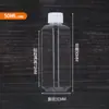 Botellas de Plástico Transparente de Grado Alimenticio al por Mayor en Stock, Botellas Delgadas de Boca Pequeña, Botellas para Muestreo y Dispensación de Líquidos de 30, 50, 100 ml