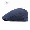 Comércio Exterior Nova Primavera e Outono Boné Masculino com Aba Estilo Coreano Moda Simples Listrado Boina Chapéu Casual Masculino Chapéu de Pintor