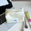 Nova Bolsa Simples Acolchoada de Bolinhas para Batom de Mão Bolsa de Cosméticos Bolsa Pequena de Armazenamento Porta-Moedas Mini Bolsa de Mão Portátil