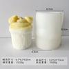 Molde de silicona para helado, molde para taza Mafen, molde para decoración de tartas de cumpleaños, vela de aromaterapia, jabón hecho a mano, molinillo de yeso
