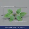 Folhas de Rosa Simuladas Serigrafia 6 Folhas Acessórios de Flores de Seda Feito à Mão DIY Folhas de Hortênsia Folhas de Girassol Guirlanda Arranjo de Flores