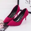 Primavera 2026 Nuevo Color Sólido Poco Profundo Sin Cordones Zapatos de Tacón Alto de Moda Stiletto de Punta Aguda para Mujer Venta al por Mayor