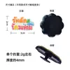 Amuletos de zapato de goma suave de PVC para el Festival Songkran tailandés, Accesorios para zuecos del Festival de Salpicaduras de Agua, Hebillas de zapato, Accesorios decorativos DIY para bolsa de playa