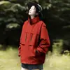 Chaqueta 2025 para Hombres y Mujeres en Otoño e Invierno Exterior Forro de Terciopelo Chaqueta Holgada con Capucha Cortavientos e Impermeable Chaqueta para Montañismo