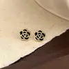 Pendientes de Turmalina en Grava de Piedra Natural para Mujer, Mini, Compactos, Sencillos, Versátiles, Modernos, Exquisitos, Dulces y Elegantes