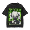 Camiseta Bring Me the Horizon Música Rock Camiseta Harajuku Manga Curta Streetwear Camiseta Verão Unissex Camiseta Lavada