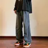 2026 Novos Jeans Masculinos Primavera/Verão Estilo Americano Tendência Vibe Calças Tamanho Grande Soltas de Perna Larga Retas Calças Masculinas